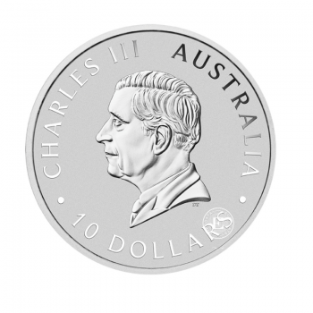 10 oz (311 g) sidabrinė moneta Kookaburra, Australija 2026