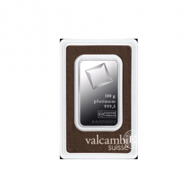 100 g platinos luitas Valcambi 999.5