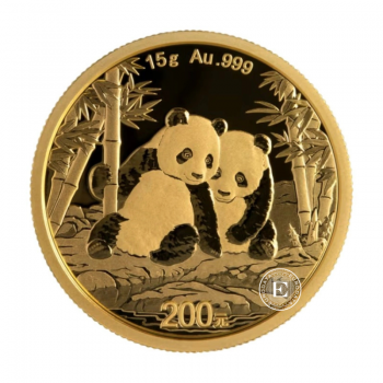 15 g gold coin Panda, China 2026