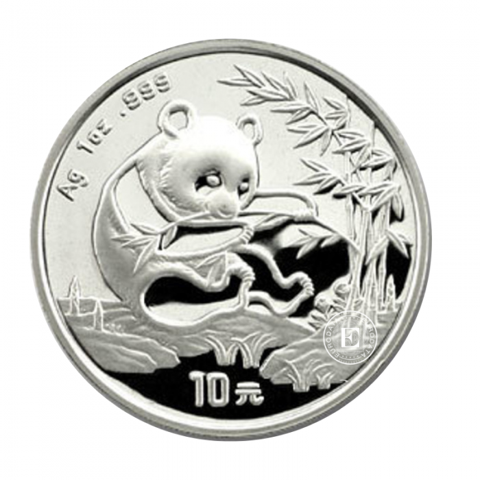1 oz (31.10 g) silbermünze Panda, China 1994