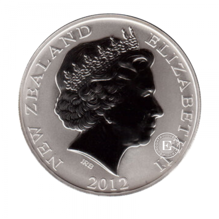 1 oz (31.10 g) sidabrinė moneta kortelėje Kiwi, Naujoji Zelandija 2012