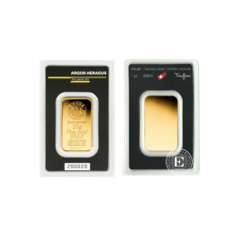 20 g gold bar Argor-Heraeus 999.9