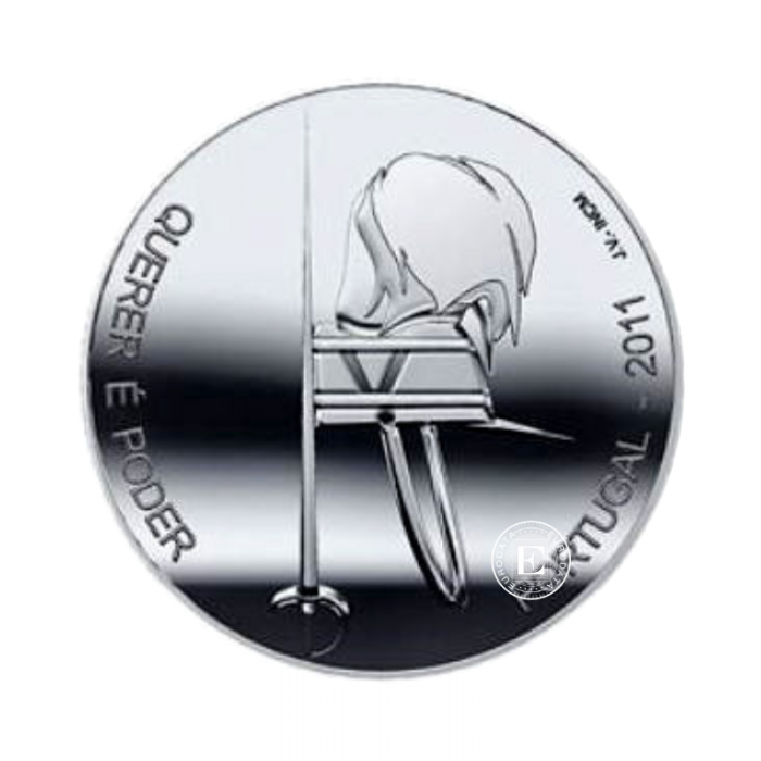 2.5 Eur coin  Pupils of the Army, Portugal 2011