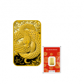 5 g sztabka złota Year Of The Snake, Argor-Heraeus 999.9