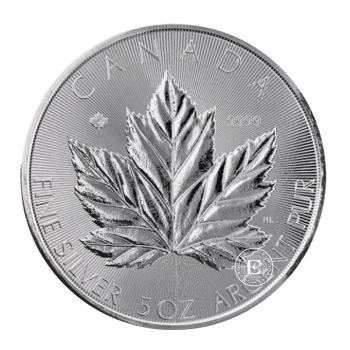 5 oz (155.50 g) silver coin Maple Leaf, Canada 2026