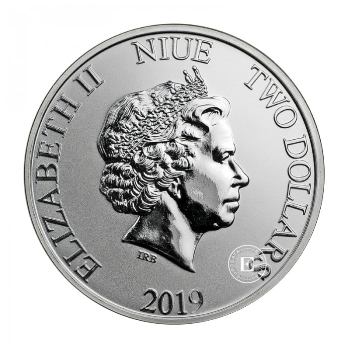 1 oz (31.10 g)  srebrna moneta  The 85th Anniversary of Donald Duck, Niue 2019