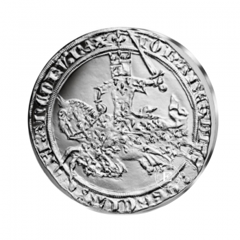 10 eurų sidabrinė* moneta iš COIN OF HISTORY kolekcijos 4/18, Prancūzija 2019 || The Hundred Years' War