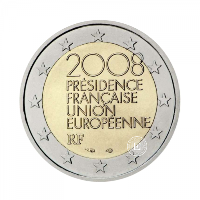 2 Eur pièce Presidency of the EU Council, France 2008