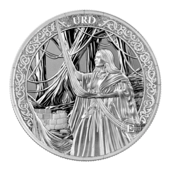 1 oz (31.10 g) sidabrinė moneta Norns - Urd, Lenkija 2026