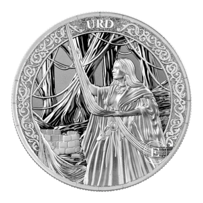 1 oz (31.10 g) sidabrinė moneta Norns - Urd, Lenkija 2026