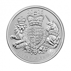 1 oz (31.10 g) sidabrinė moneta Karališkasis herbas, Didžioji Britanija 2025