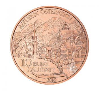 10 Eur varinė moneta Aukštutinė Austrija, Austrija 2016