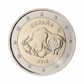 2 Eur moneta Unesco’s World Cultural and Natural Heritage Sites — Cave of Altamira, Hiszpania 2015