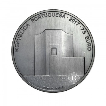 7.5 Eur moneta Alvaro Siza, Portugalija 2017