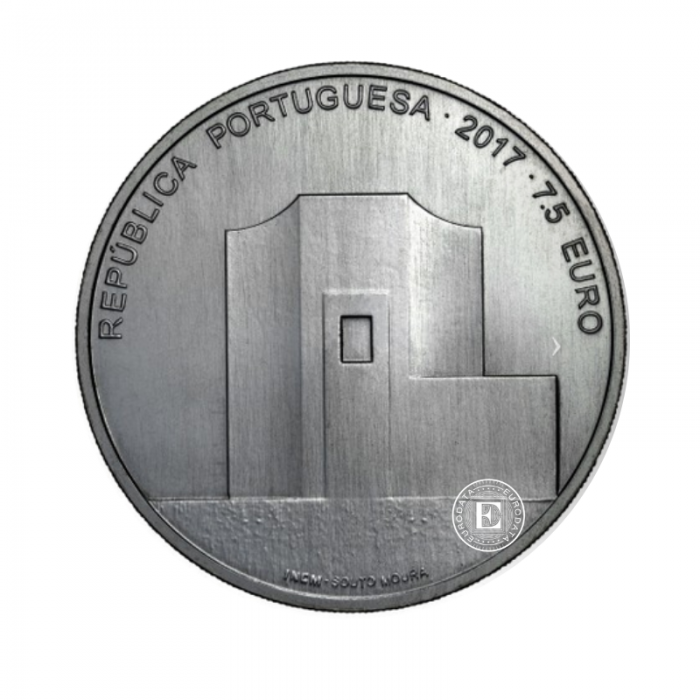 7.5 Eur pièce Alvaro Siza, Portugal 2017