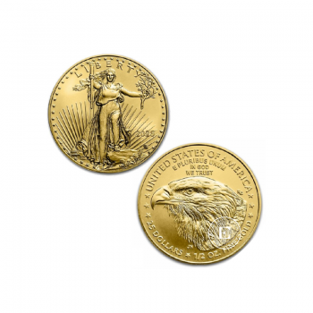 1/2 oz (15.55 g) gold coin American Eagle, USA 2025