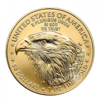 1 oz (31.10 g) auksinė moneta Amerikos Erelis, JAV 2026