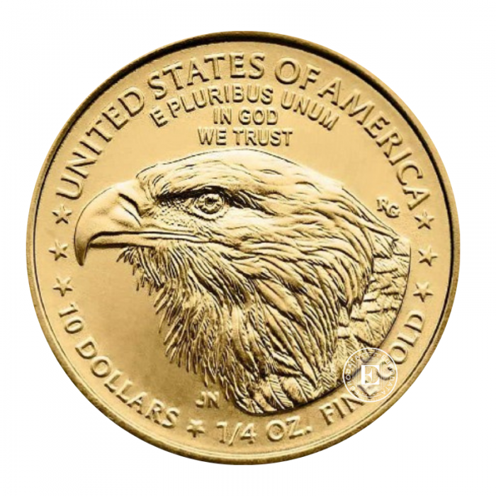 1/4 oz (7.78 g) auksinė moneta Amerikos Erelis, JAV 2026