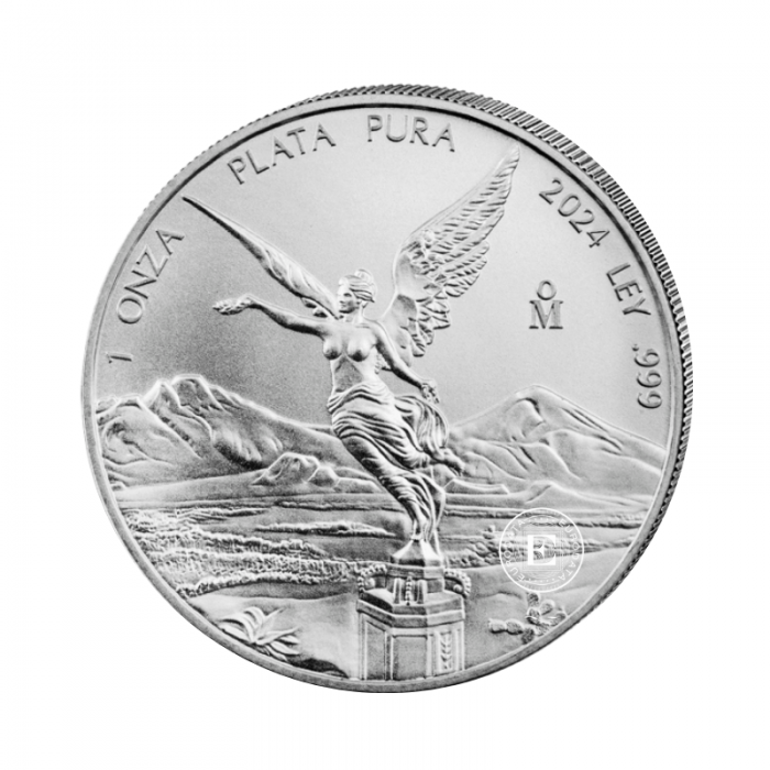 1 oz (31.10 g) silver coin Libertad, Mexique 2024