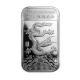 1 oz  (31.10 g)  silver bar The Lunar - Dragon, APMEX 999