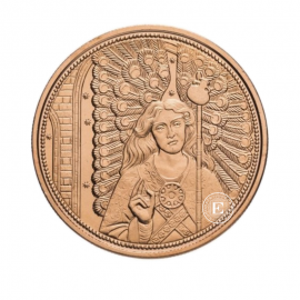 10 Eur moneta miedziana Archangel Rafael, Austria 2018