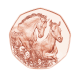 5 Eur Kupfermünze Horses, Österreich 2020