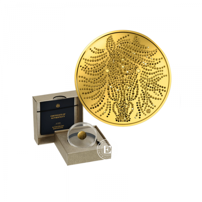 5 dolerių (1.24 g) auksinė moneta Kinų horoskopas - Arklio metai, Niujė 2026 (su sertifikatu)