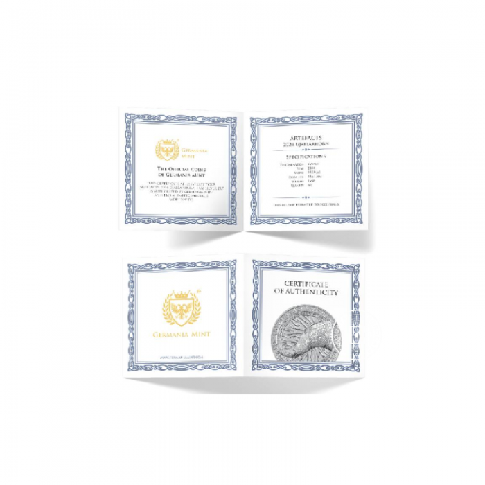 1 oz (31.10 g) sidabrinė moneta Artefacts Gjallarhorn, Lenkija 2024