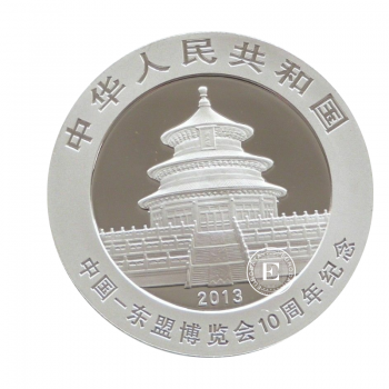 1 oz (31.10 g) sidabrinė moneta Panda - Asean Expo, Kinija 2013