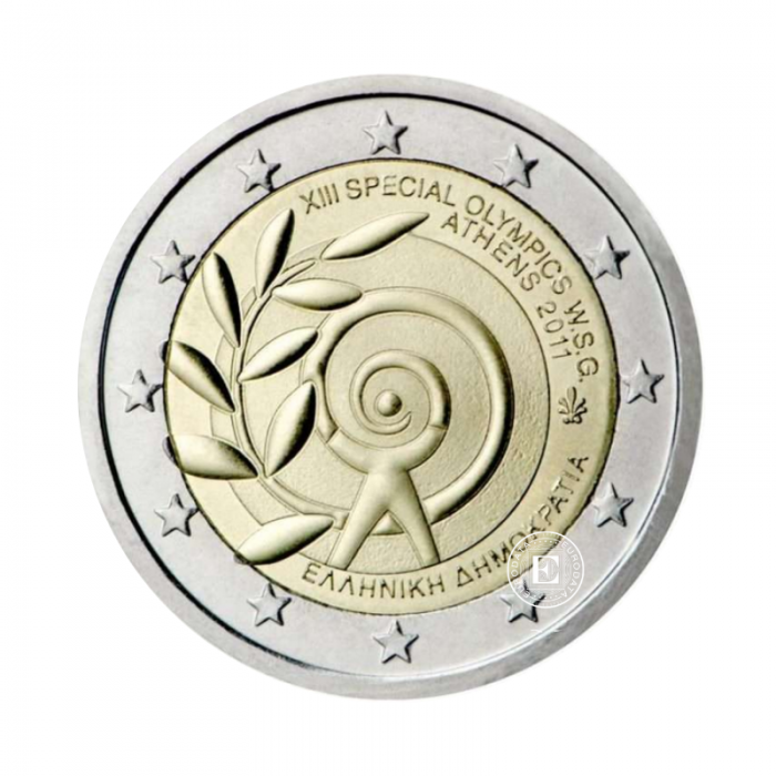 2 Eur moneta Specialiosios olimpinės žaidynės – Atėnai 2011, Graikija 2011