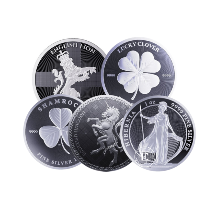 1oz (31.10 g) silver coin (random year, random design)