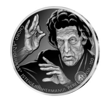 5 Eur silver coin PROOF Boys and Youth Choir Ąžuoliukas, Lithuania 2023