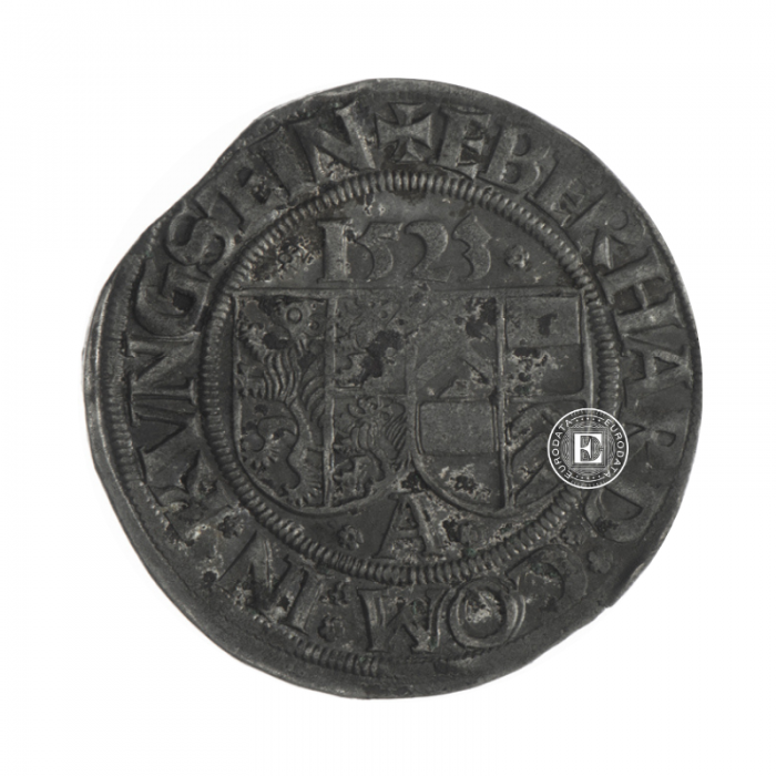 3.80 g sidabrinė moneta Batzen, Vokietija 1523