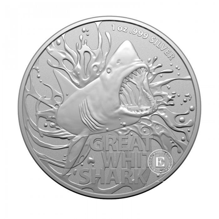 1 oz (31.10 g) sidabrinė moneta White shark, Australija 2021
