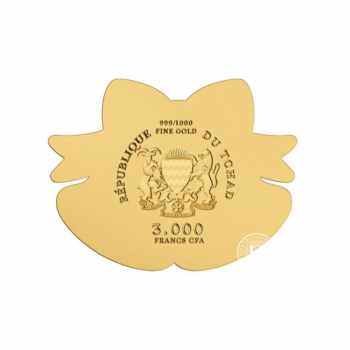 1/1000 oz  złota moneta Christmas Bells, Czad