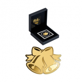 1/1000 oz Goldmünze Christmas Bells, Tschad