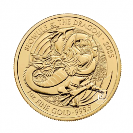 1 oz (31.10 g) gold coin  Myths and Legends - Beowulf and Dragon, Great Britain 2025