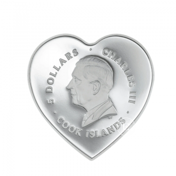20 g  srebrna PROOF kolorowa moneta  Brilliant Love, Wyspy Cooka 2026