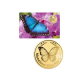 1/1000 oz Goldmünze Menealus Morpho  Butterfly, Tschad