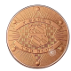 1 oz (31.10 g) varinė moneta Back the Blue, JAV (atsitiktiniai metai)