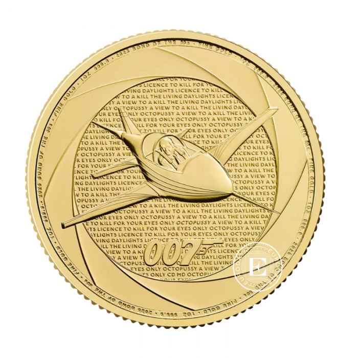 1 oz (31.10 g) gold coin Six Decades of 007 - Bond of the 80s, Great Britain 2025