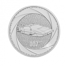 1 oz (31.10 g) silver coin Six Decades of 007 - Bond of the 70s, Great Britain 2024