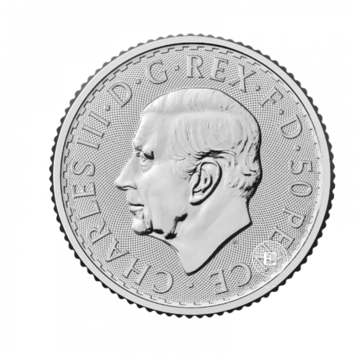 1/4 oz (7.78 g) piece d'argent Britannia King Charles III, Grande-Bretagne 2025