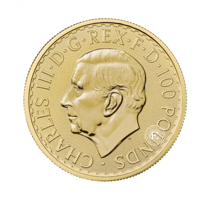 1 oz (31.10 g) złota moneta Britannia - King Charles III, Wielka Brytania 2026