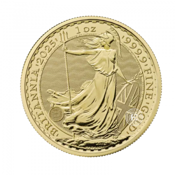 1 oz (31.10 g) auksinė moneta Britannia - Karalius Charlesas III, Didžioji Britanija 2025
