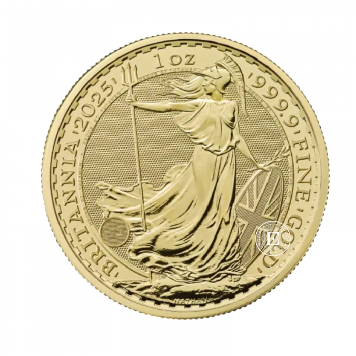  1 oz (31.10 g) Goldmünze Britannia - King Charles III, Großbritannien 2025