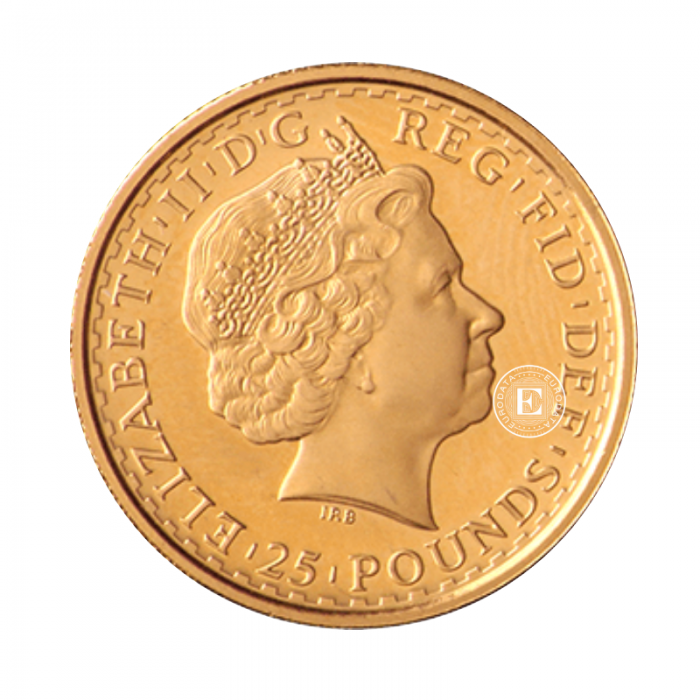 1/4 oz (7.78 g) złota moneta Britannia - King Charles III, Wielka Brytania  (random year)
