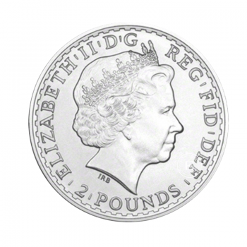 1 oz (31.10 g) sidabrinė moneta Britannia, Didžioji Britanija 2003