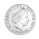 1 oz (31.10 g) silbermünze Britannia, Großbritannien 2001