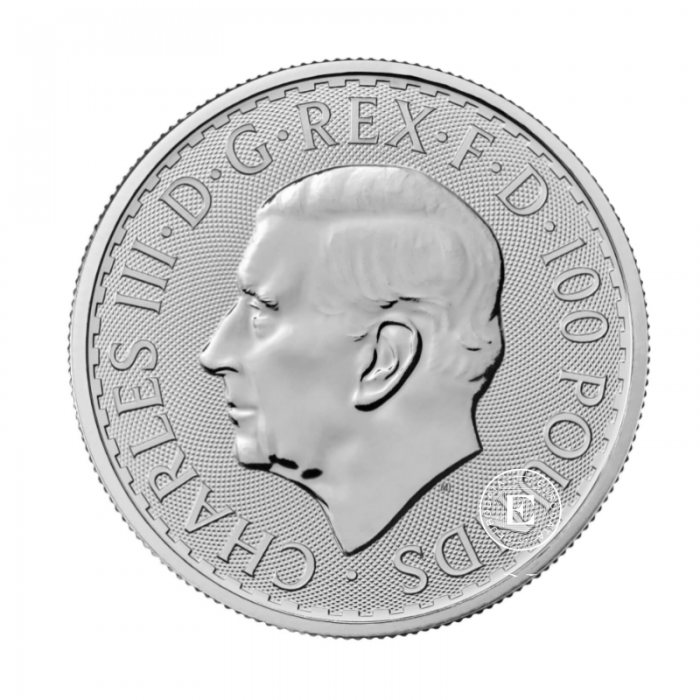 1 oz  (31.10 g) platininė moneta Britannia - Karalius Charlesas III, Didžioji Britanija 2025